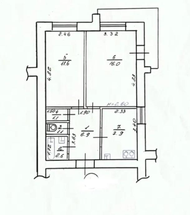 Квартира, 2-кімн., Харьков, Новые Дома, Харьковских Дивизий