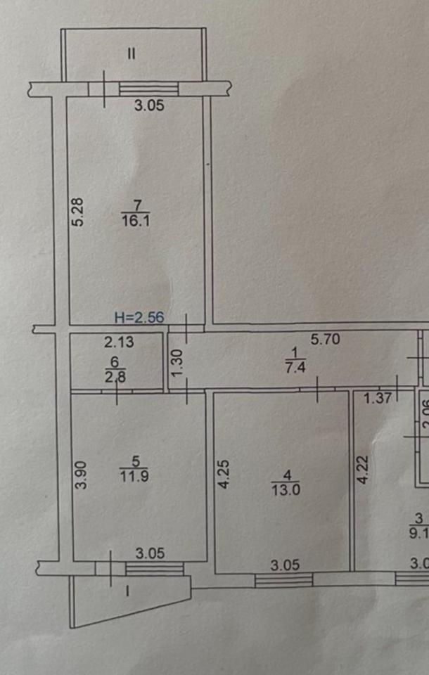 Квартира, 3-кімн., Харьков, 533м/р, Тракторостроителей просп.
