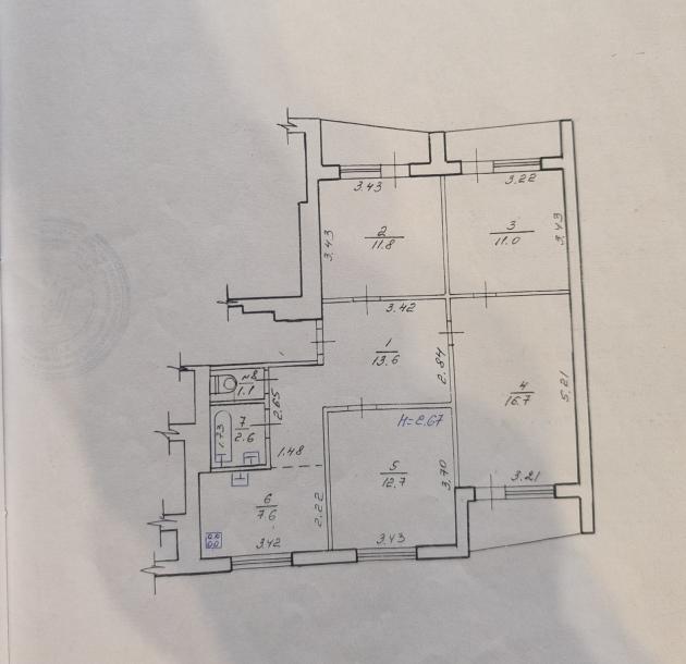 Квартира, 4-кімн., Харьков, Рогань жилмассив, Луи Пастера