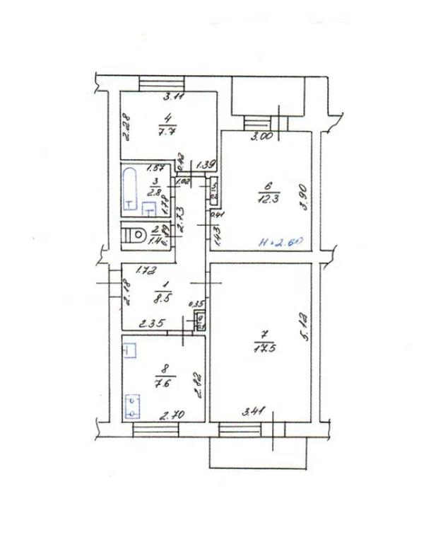Квартира, 3-кімн., Харьков, Залютино, Старопрудная
