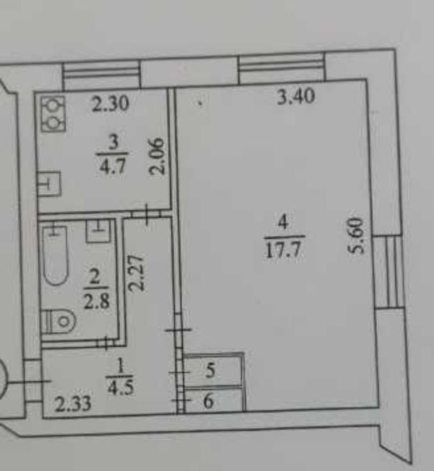 Квартира, 1-кімн., Харьков, Старая Салтовка, Олега Гуцола пер. (Адыгейский пер.)