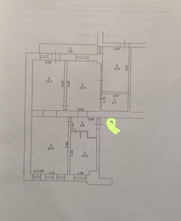 Квартира, 4-кімн., Харьков, Защитников Украины метро, Спартака