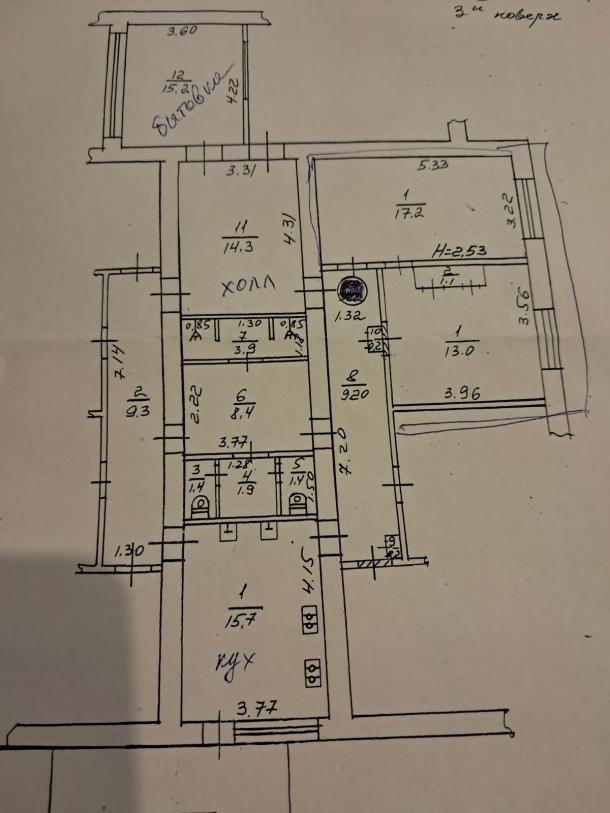 Комната, Харьков, Одесская, Байрона пр. (Героев Сталинграда пр.)
