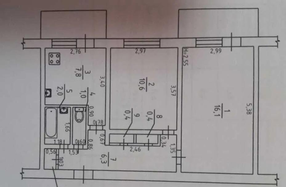 Квартира, 2-кімн., Харьков, Восточный, Михаила Комарова (Тархова)