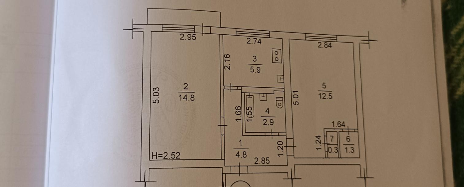 Квартира, 2-кімн., Харьков, Одесская, Зерновая (Совхозная 1-19)