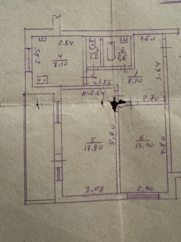 Квартира, 2-кімн., Харьков, 3 Северная Салтовка, Метростроителей