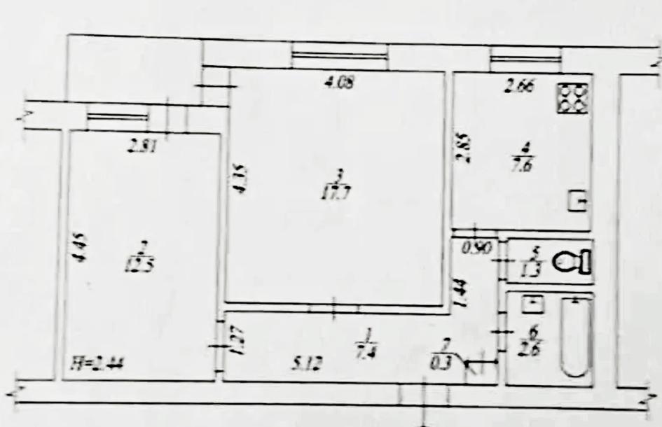 Квартира, 2-кімн., Харьков, ХТЗ, Индустриальный просп. (Фрунзе проспект)