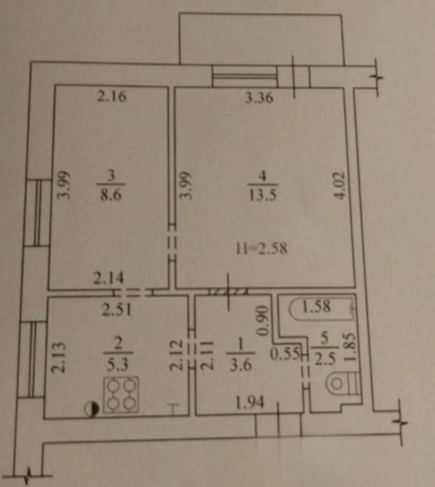 Квартира, 2-кімн., Харьков, Павловка, Мирная