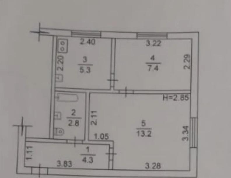 Квартира, 2-кімн., Харьков, Одесская, Морозова