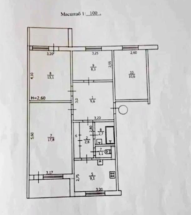 Квартира, 4-кімн., Новопокровка, Чугуевский район, Петровского (пригород)