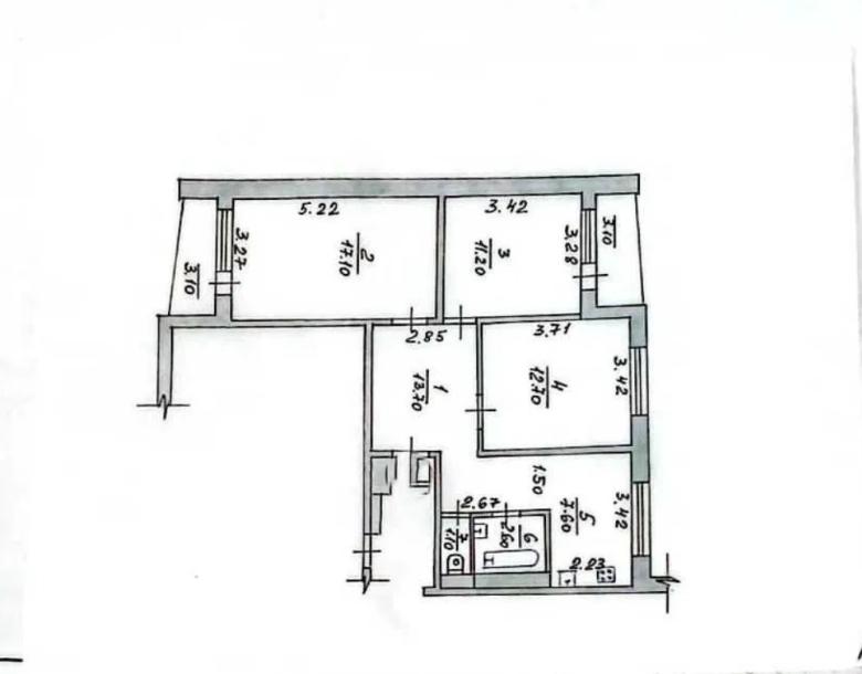 Квартира, 3-кімн., Харьков, МЖК, Кричевского