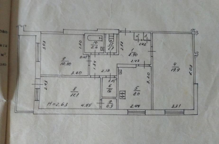 Квартира, 3-кімн., Харьков, Жуковского поселок, Жуковского проспект