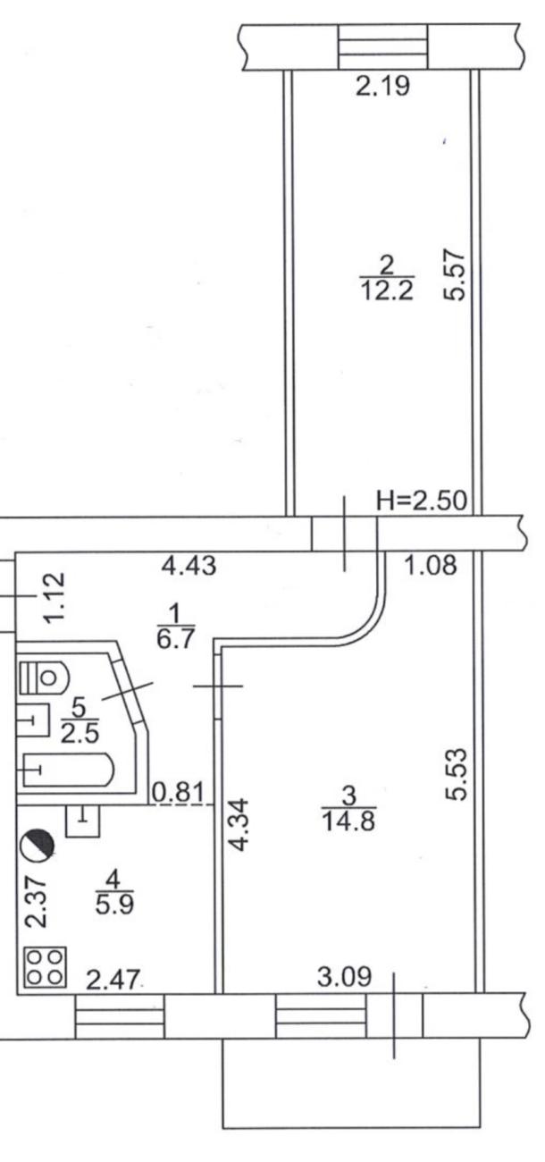 Квартира, 2-кімн., Харьков, Холодная Гора, Профсоюзный бул.