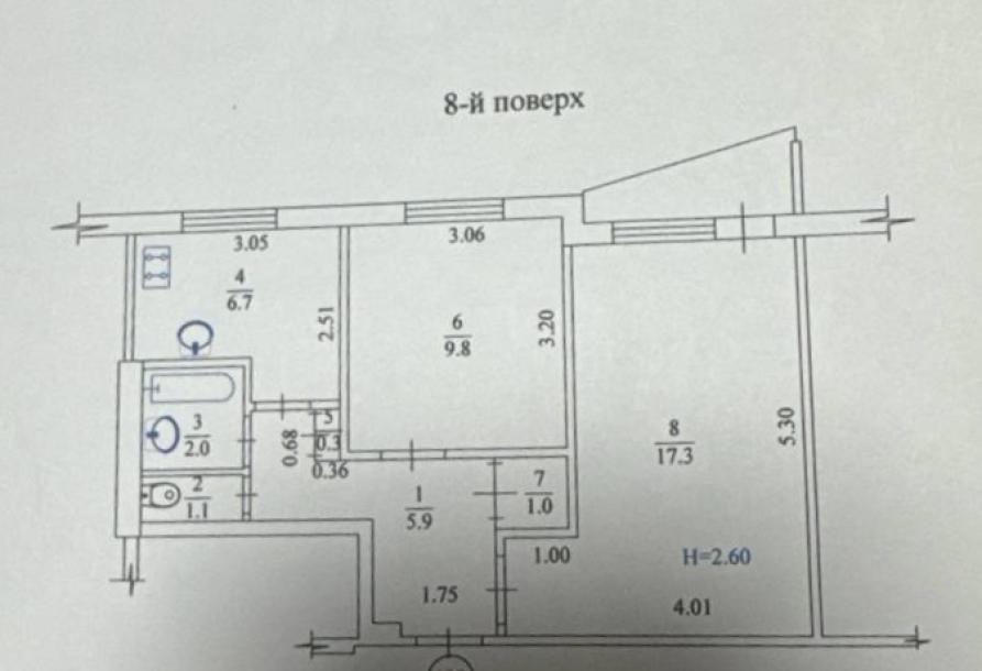 Квартира, 2-кімн., Харьков, Новые Дома, Жасминовый б-р (Слинько Петра)