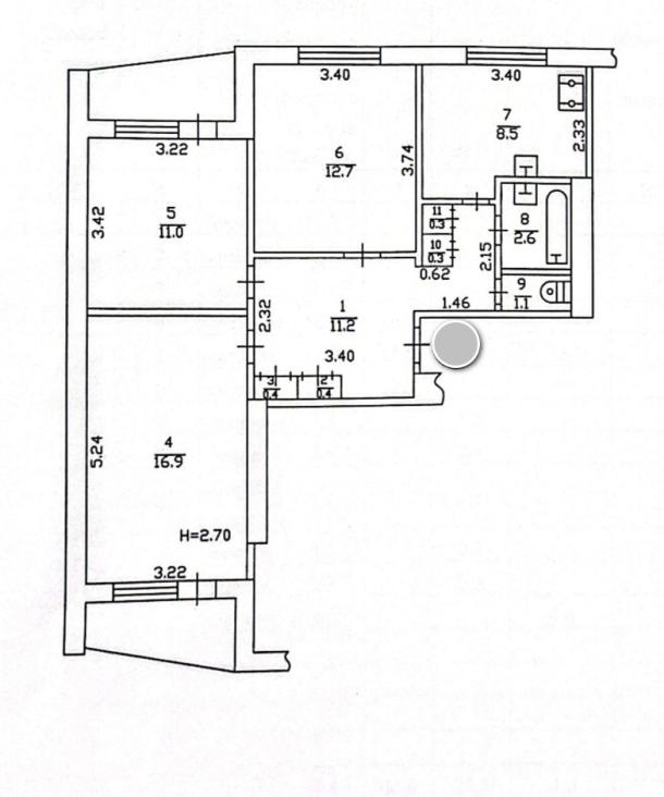 Квартира, 3-кімн., Харьков, 626м/р, Солнечная (Красноармейская, Кирова, Октябрьская, Совхозная)