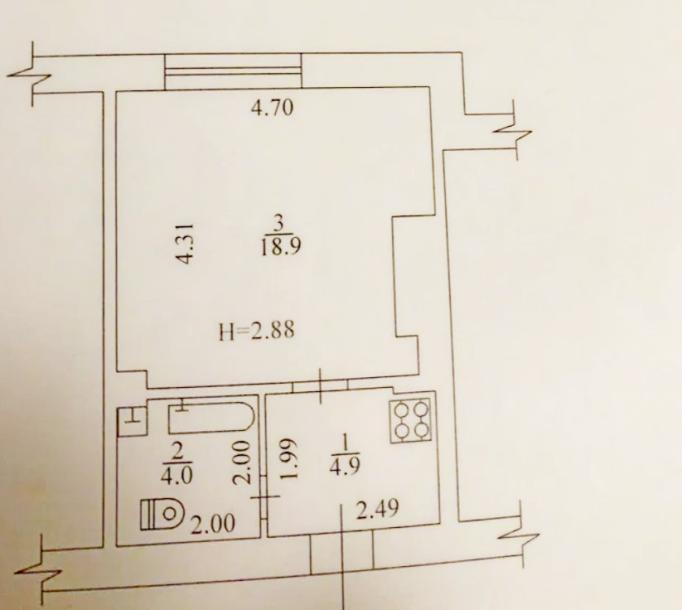 Квартира, 1-кімн., Харьков, ХТЗ, Библика