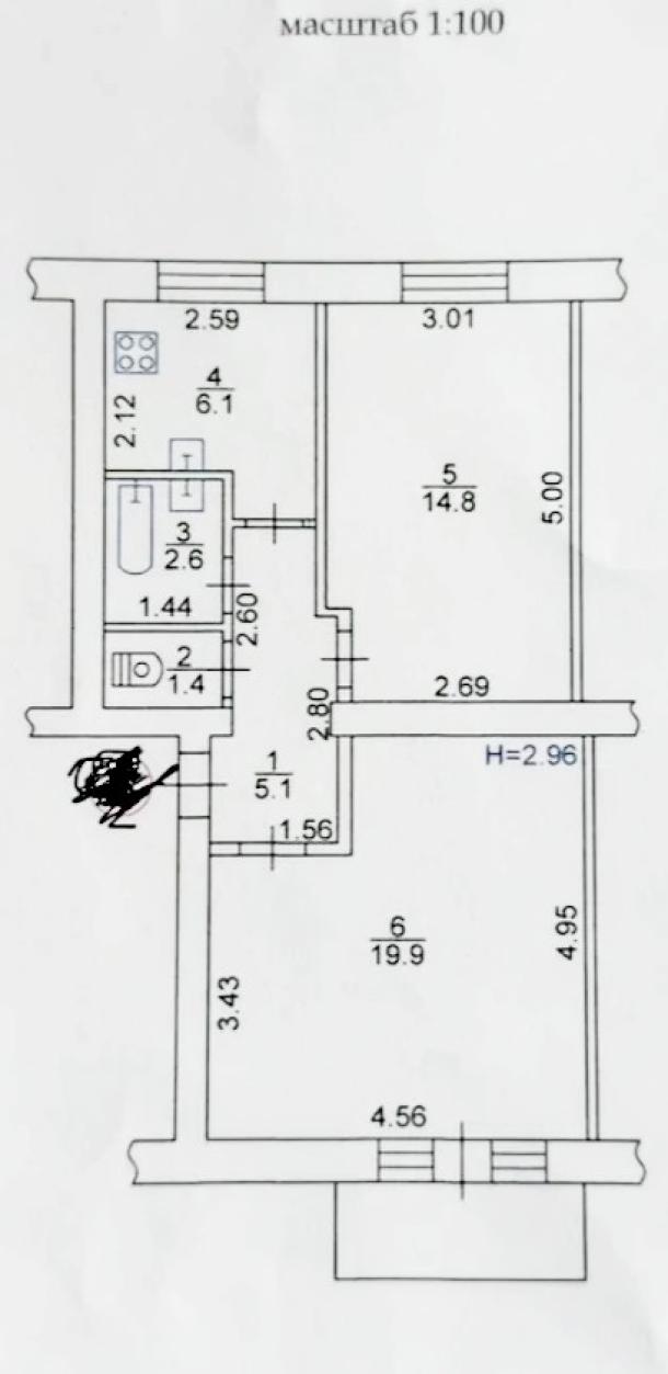 Квартира, 2-кімн., Харьков, Госпром, Чичибабина (Котовского)