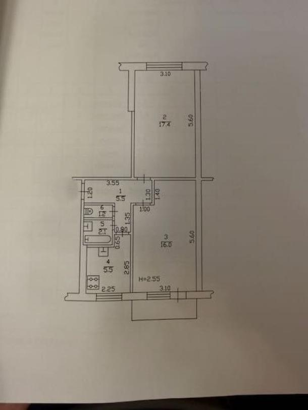 Квартира, 2-кімн., Харьков, 604м/р, Салтовское шоссе
