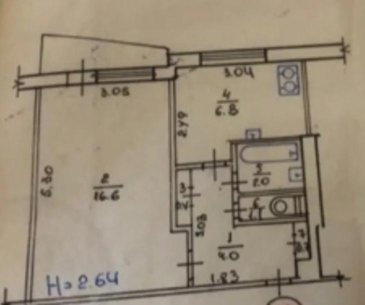 Квартира, 1-кімн., Харьков, 607м/р, Тракторостроителей просп.