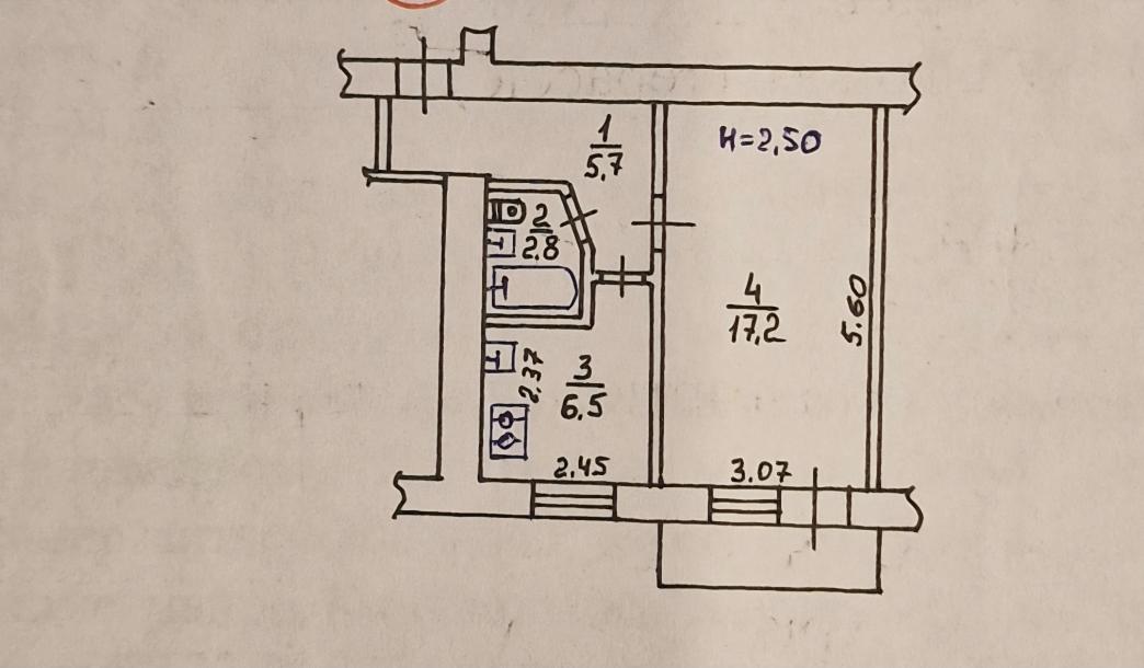 Квартира, 1-кімн., Харьков, ХТЗ, Александровский пр.