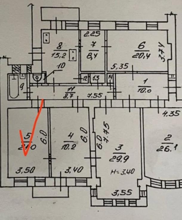 Комната, Харьков, Южный Вокзал, Полтавский Шлях