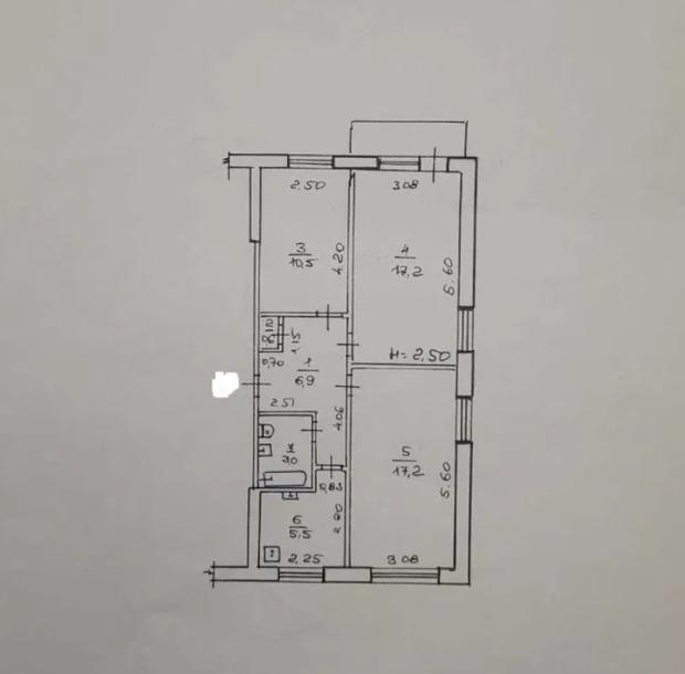 Квартира, 3-кімн., Харьков, 608м/р, Гвардейцев Широнинцев