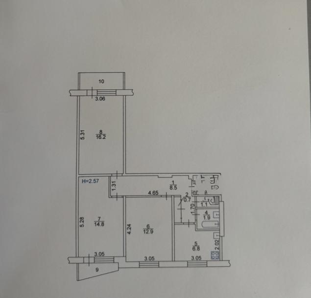 Квартира, 3-кімн., Харьков, Павлово Поле, Станислава Парталы (Балакирева)