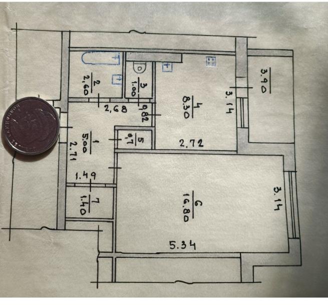 Квартира, 1-кімн., Элитное, Харьковский район, Школьная (Дзержинского)