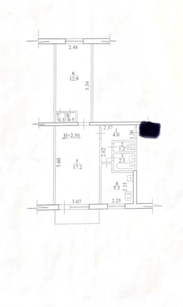 Квартира, 2-кімн., Харьков, 605м/р, Юбилейный пр. (50 лет ВЛКСМ пр.)
