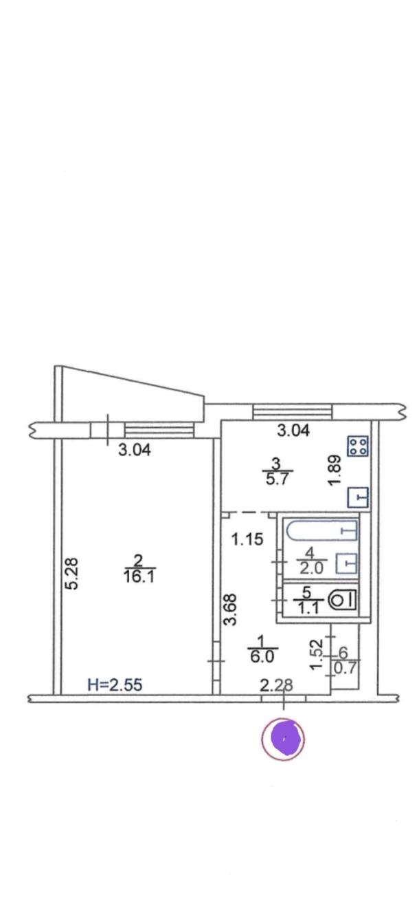 Квартира, 1-кімн., Харьков, Залютино, Счастливая (Красноармейская, Червоноармійська, Пролетанская)