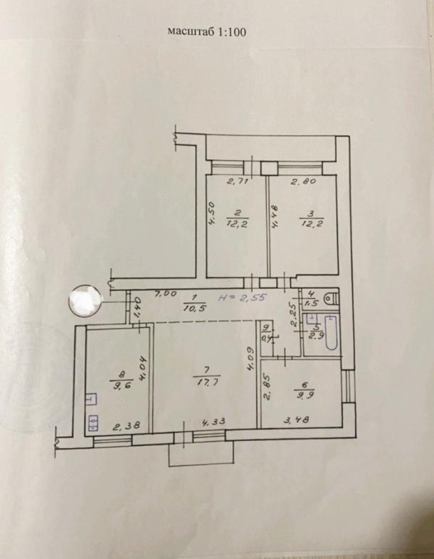 Квартира, 4-кімн., Харьков, Холодная Гора, Юрия Паращука (Минайленко)