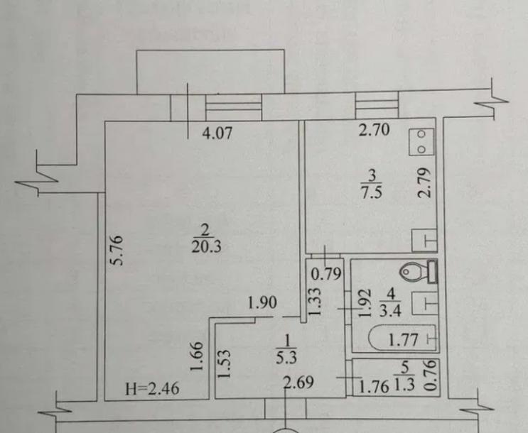 Квартира, 1-кімн., Харьков, Пятихатки, Гацева