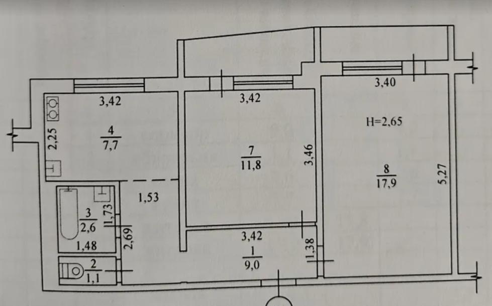 Квартира, 2-кімн., Харьков, Алексеевка, Людвига Свободы пр.