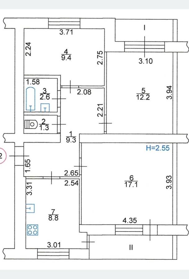 Квартира, 3-кімн., Харьков, Одесская, Аэрокосмический просп. (Гагарина проспект)