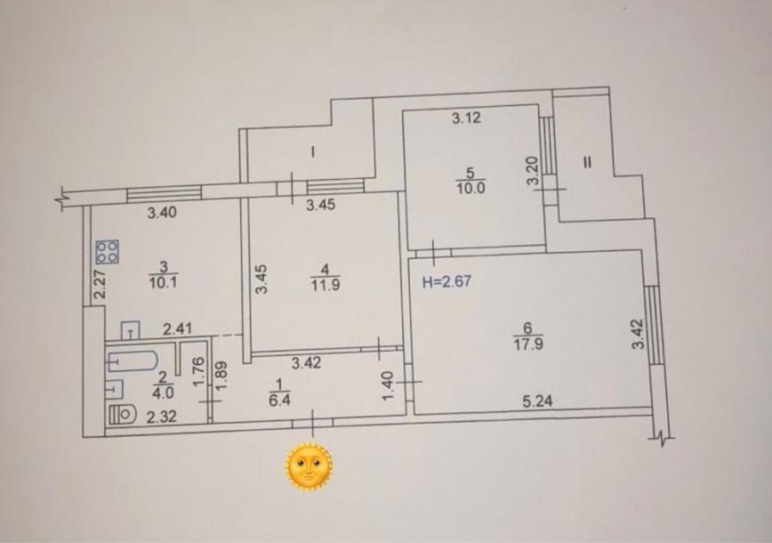 Квартира, 3-кімн., Харьков, 522м/р, Непокоренных (Героев Труда)