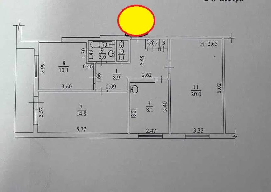 Квартира, 3-кімн., Харьков, Восточный, Плиточная
