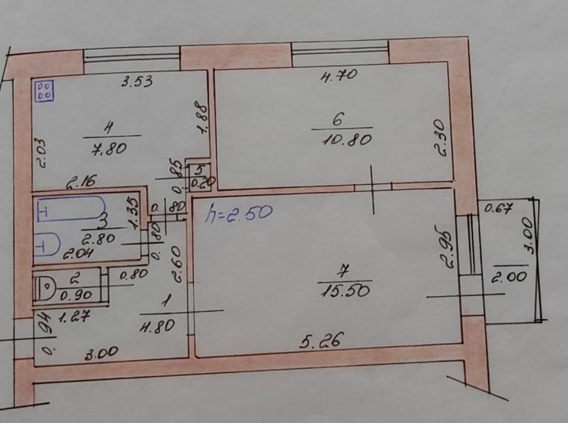 Квартира, 2-кімн., Харьков, Песочин, Надежды (Крупской)