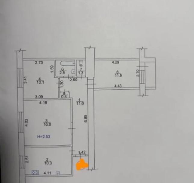 Квартира, 3-кімн., Харьков, Южный Вокзал, Славянская
