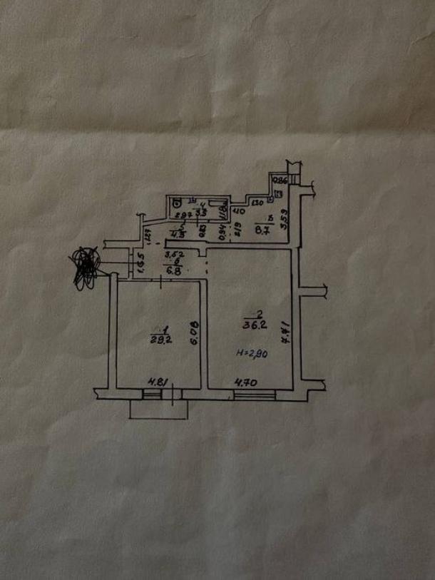 Квартира, 2-кімн., Харьков, Нагорный, Дарвина