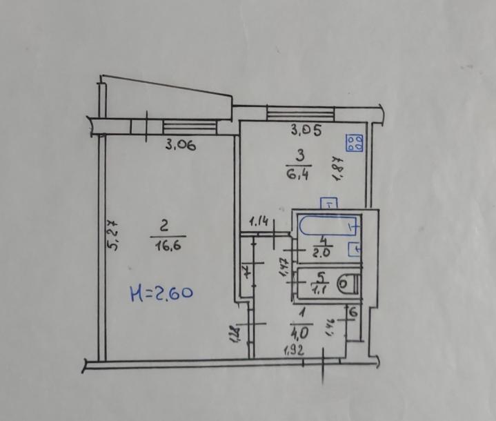 Квартира, 1-кімн., Харьков, 624м/р, Салтовское шоссе