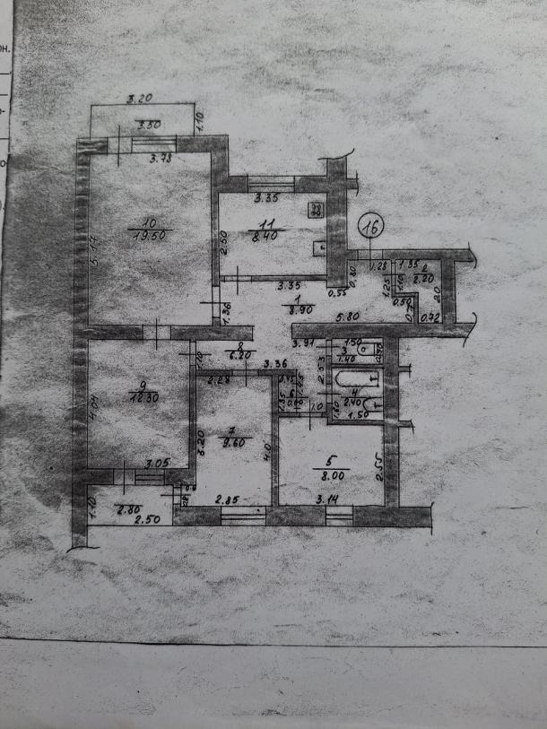 Квартира, 4-кімн., Подворки, Харьковский район, Куряжанская