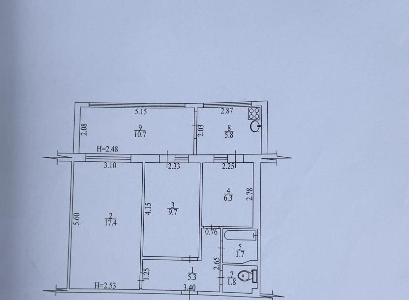 Квартира, 2-кімн., Харьков, 607м/р, Непокоренных (Героев Труда)
