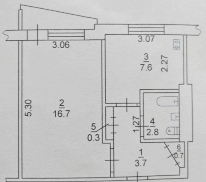 Квартира, 1-кімн., Харьков, 656м/р, Юбилейный пр. (50 лет ВЛКСМ пр.)