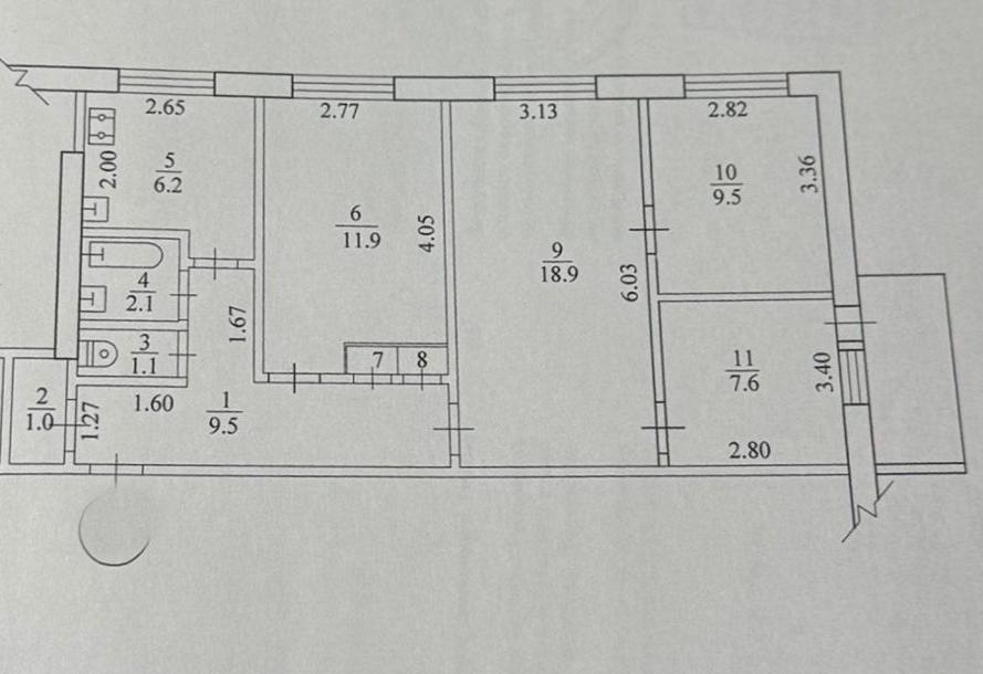Квартира, 4-кімн., Харьков, 604м/р, Юбилейный пр. (50 лет ВЛКСМ пр.)