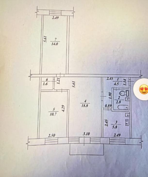 Квартира, 3-кімн., Харьков, Новые Дома, Жасминовый б-р (Слинько Петра)