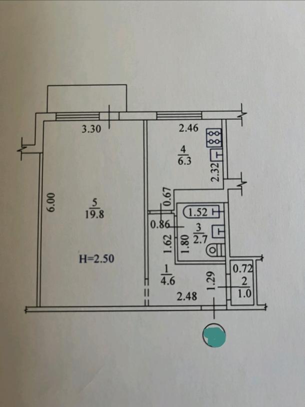 Квартира, 1-кімн., Харьков, Одесская, Монюшко