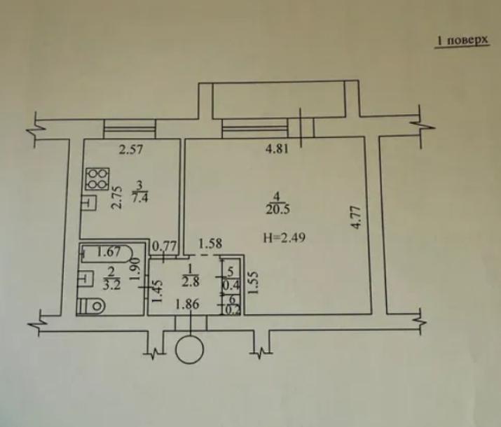Квартира, 1-кімн., Харьков, Аэропорт, Мерефянское шоссе