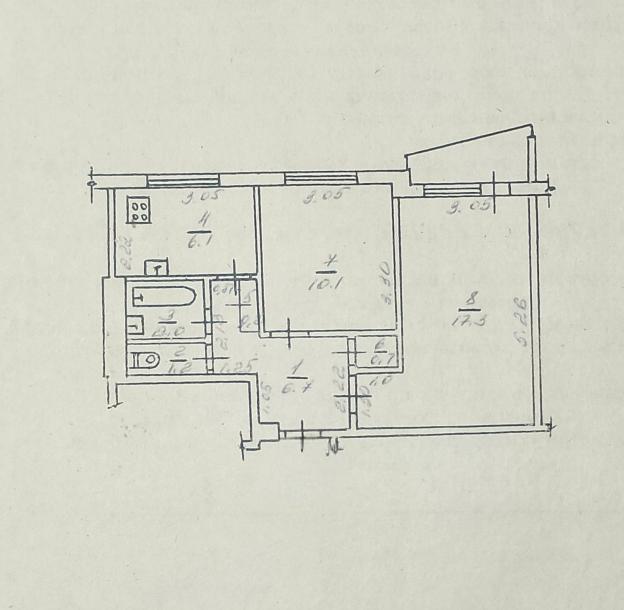 Квартира, 2-кімн., Харьков, ХТЗ, Северина Потоцкого (17 Партсъезда)