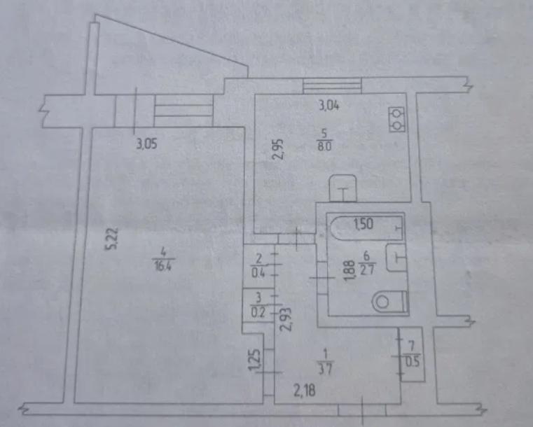 Квартира, 1-кімн., Харьков, 606м/р, Непокоренных (Героев Труда)