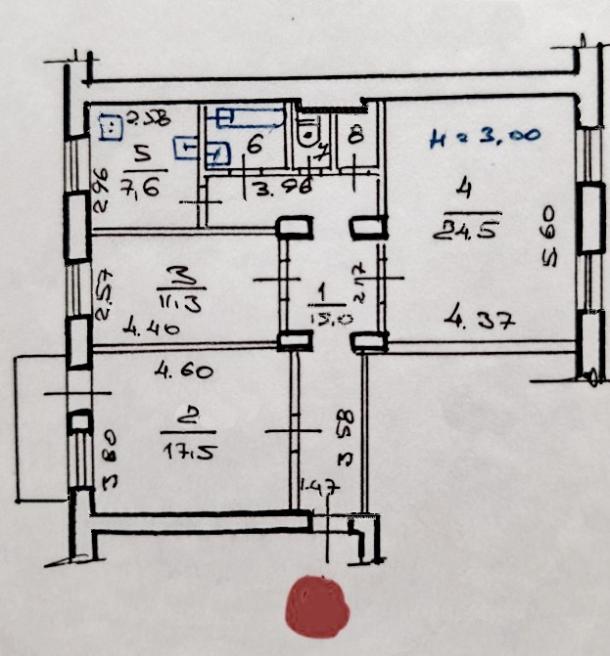 Квартира, 3-кімн., Харьков, Центр, Пушкинский взд